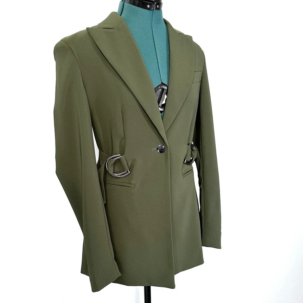 LITA by Ciara Blazer‎ Womens XXS Belted Jacket New With Tags - Picture 4 of 12